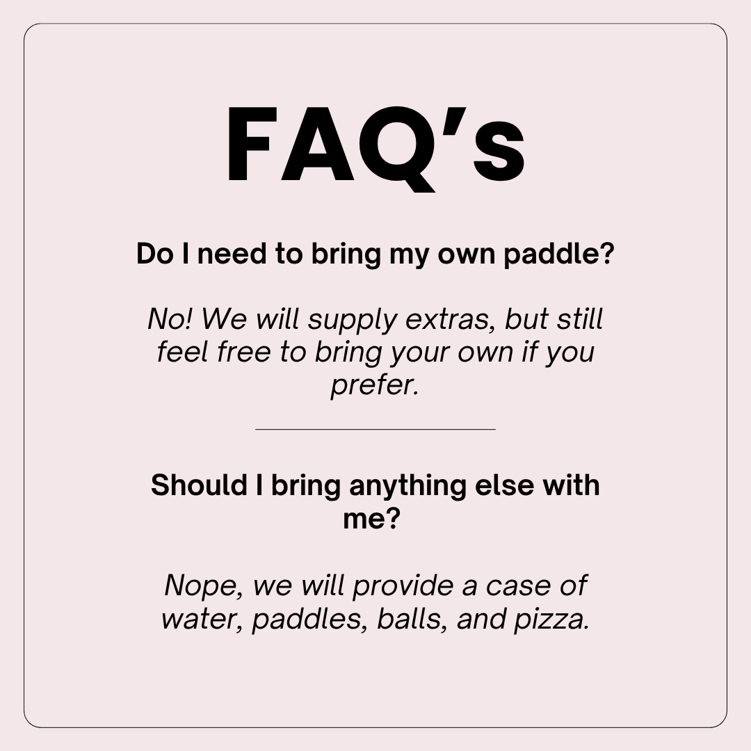Pickleball & Pizza RSVP