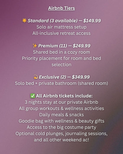 HalloWarrior Weekend Airbnb